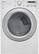 Front. LG - 7.3 Cu. Ft. 7-Cycle Ultralarge-Capacity Electric Dryer - White.