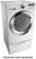 Angle. LG - SteamDryer 7.3 Cu. Ft. 9-Cycle Ultralarge-Capacity Steam Electric Dryer - White.