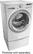 Angle. LG - 4.0 Cu. Ft. 7-Cycle Ultralarge-Capacity High-Efficiency Front-Loading Washer - White.