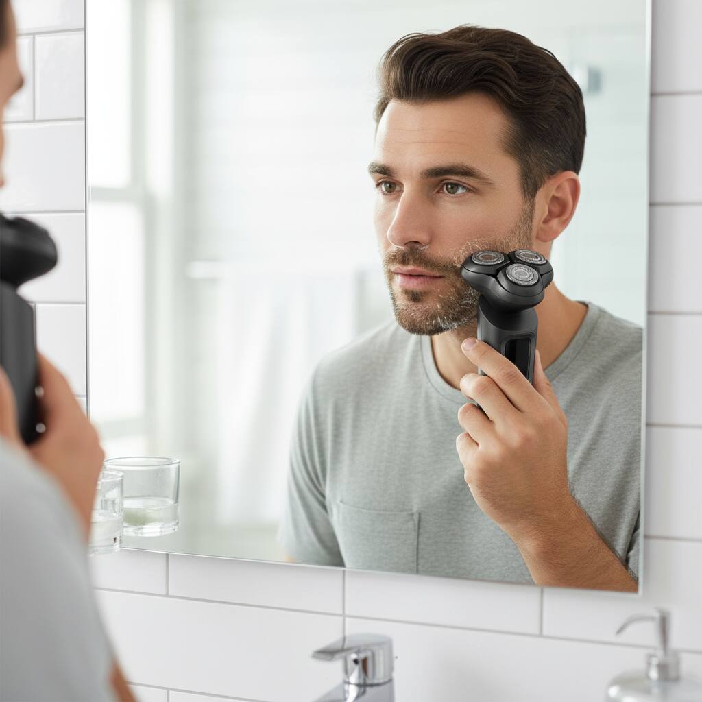 Dazzed Corner Electric Razor for Men – IPX8 Waterproof, 3D Flex Blades ...