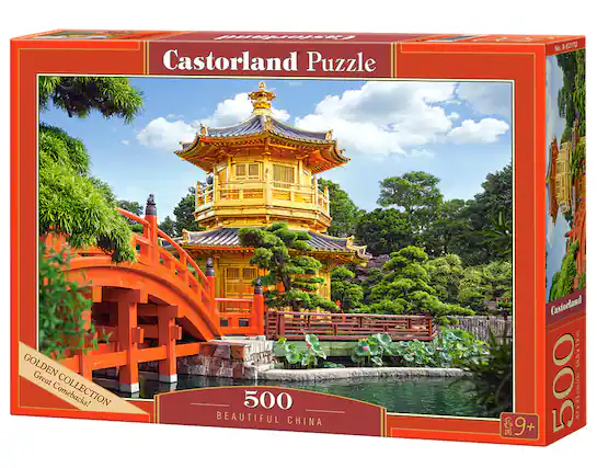 Castorland Puzzle, GOLDEN COLLECTION, Great Comebacks!, 500 BEAUTIFUL CHINA, Castorland, 18.5x13.5in, 47x33cm, 9+