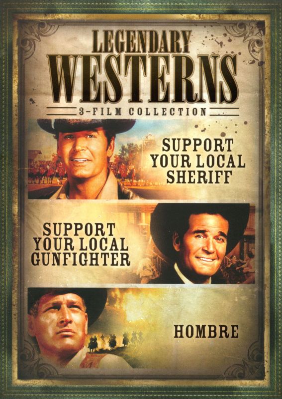Legendary Westerns: Support Your Local Sheriff/Support Your Local Gunfighter/Hombre [3 Discs] [DVD]