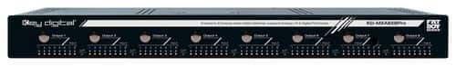 Front Standard. Key Digital - Fat Boy Series 8-Input, 8-Output Audio Matrix Switcher.