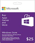 Best Buy: Microsoft $25 Gift Card for the Windows Store WINDOWS GIFT CARD