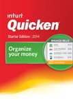 Front Standard. Quicken 2014 Starter Edition: Organize your Money - Windows.