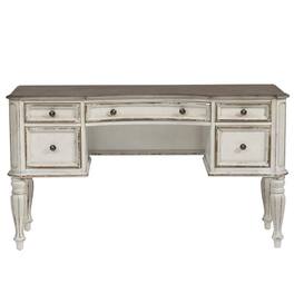 Liberty Furniture Industries - Magnolia Manor Vanity Desk in Antique - White