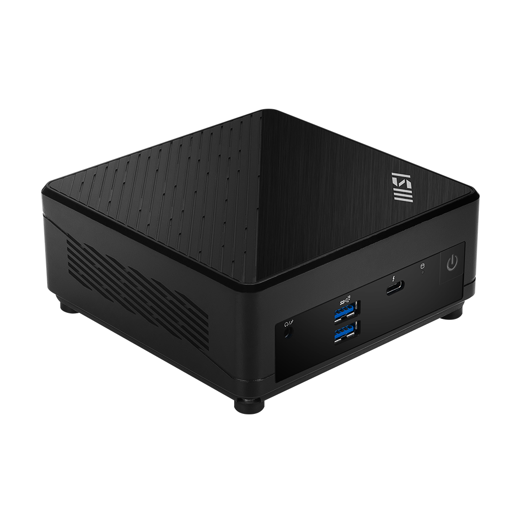 Left. MSI - Cubi 5 12M-266US Mini PC CUBI512M266 - Black.