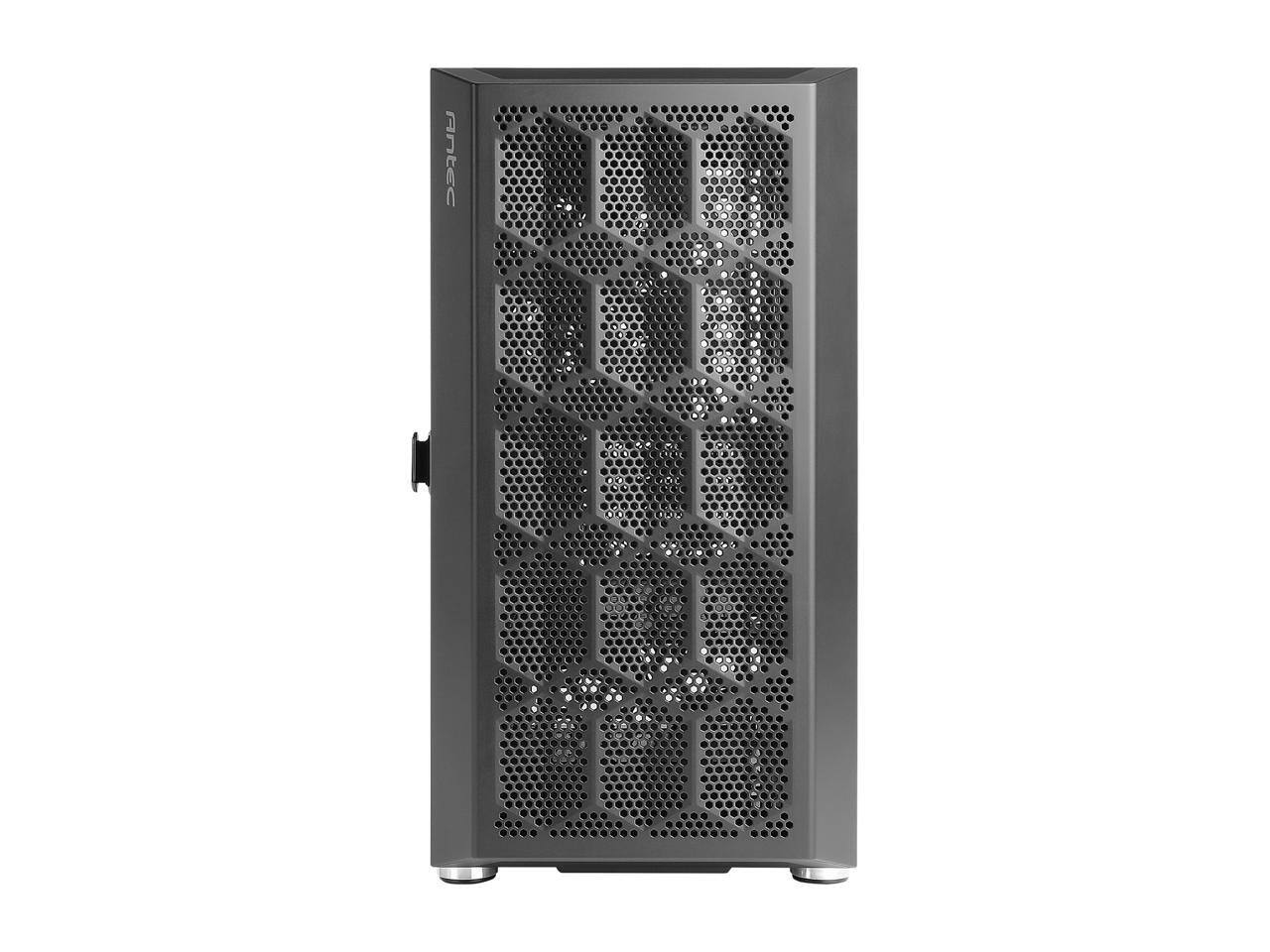 Alt View 2. Antec - Antec NX200M Micro-ATX Tower, Mini-Tower Case with 120mm Fan, Mesh Vent, Black - Black.