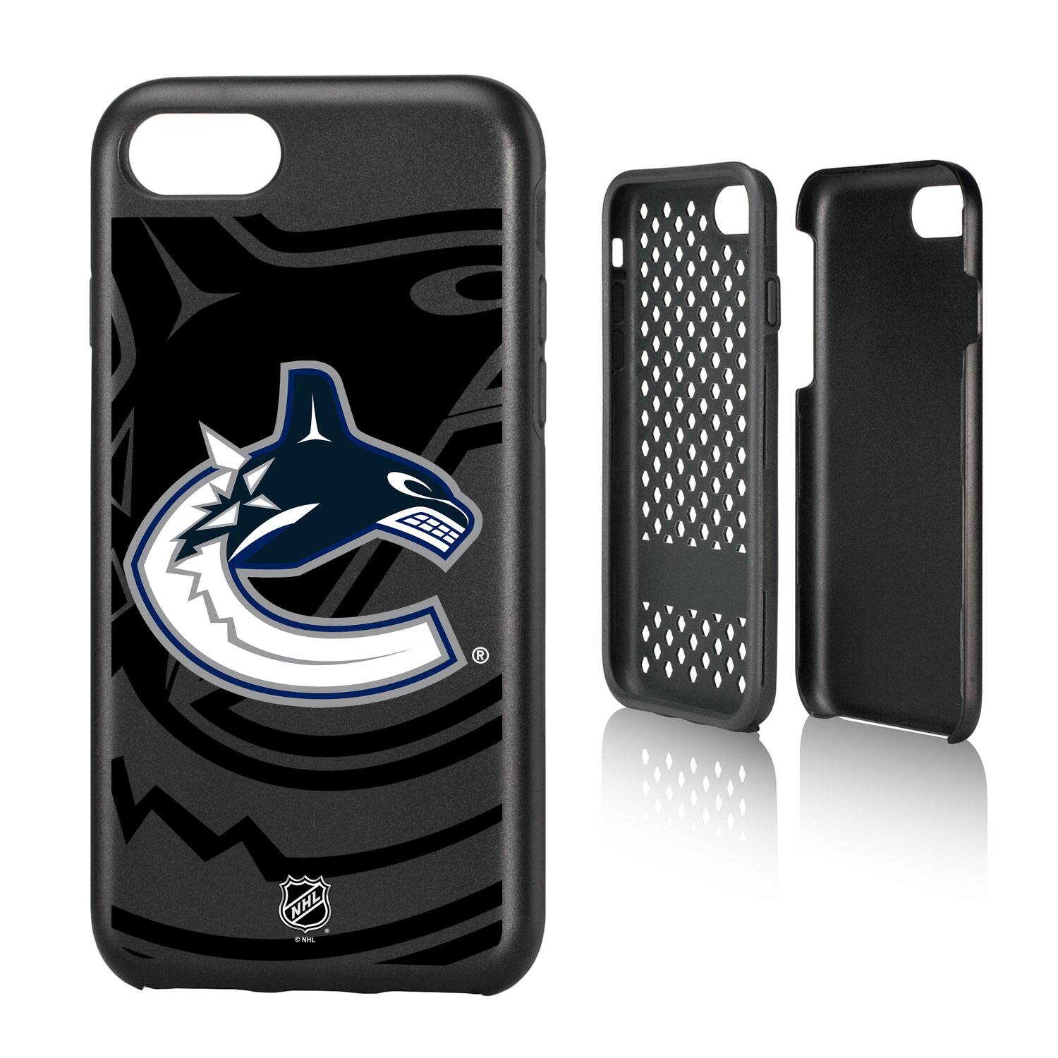 Alt View 2. Keyscaper - Vancouver Canucks iPhone Mono Tilt Rugged Case - 12 mini - Multicolor.