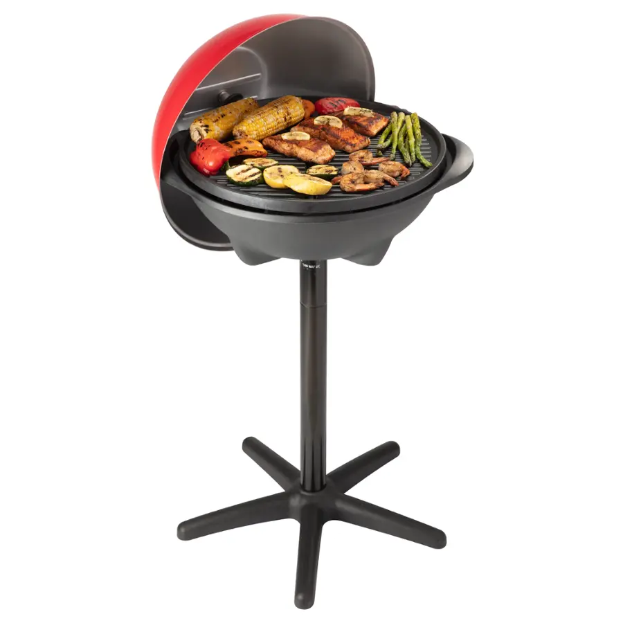 Alt View 27. Cuisinart - 2-in-1 Indoor/Outdoor Electric Grill - Red.