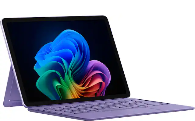 Front. Microsoft - Surface Pro - Copilot+ PC - 12" Touchscreen - Snapdragon X Plus - 16GB Memory - 512GB UFS - Device Only - Violet.