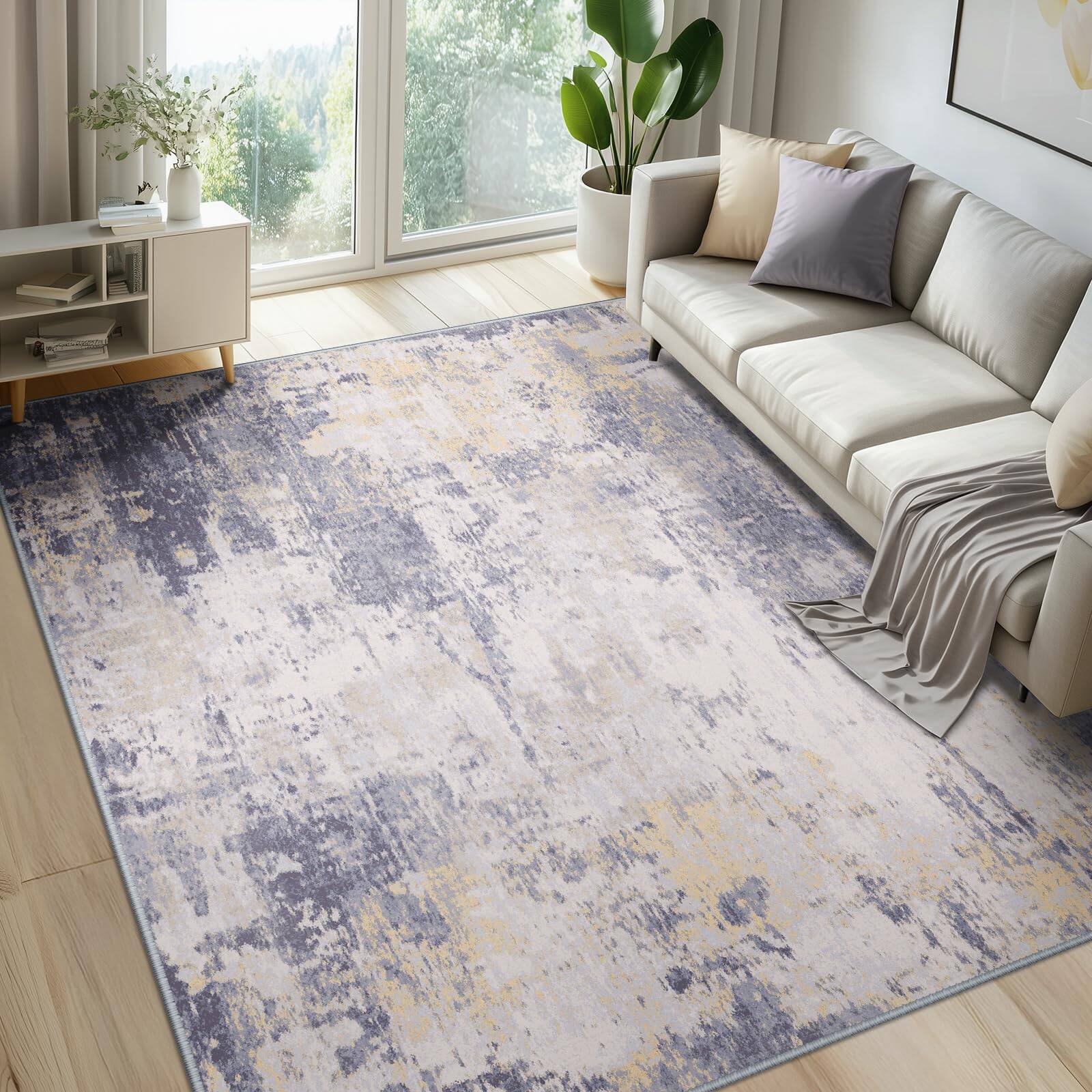 Gray/Purple/ Light Cream/Yellow