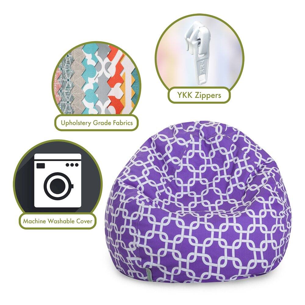 - Upholstery Grade Fabrics
- YKK Zippers
- Machine Washable Cover