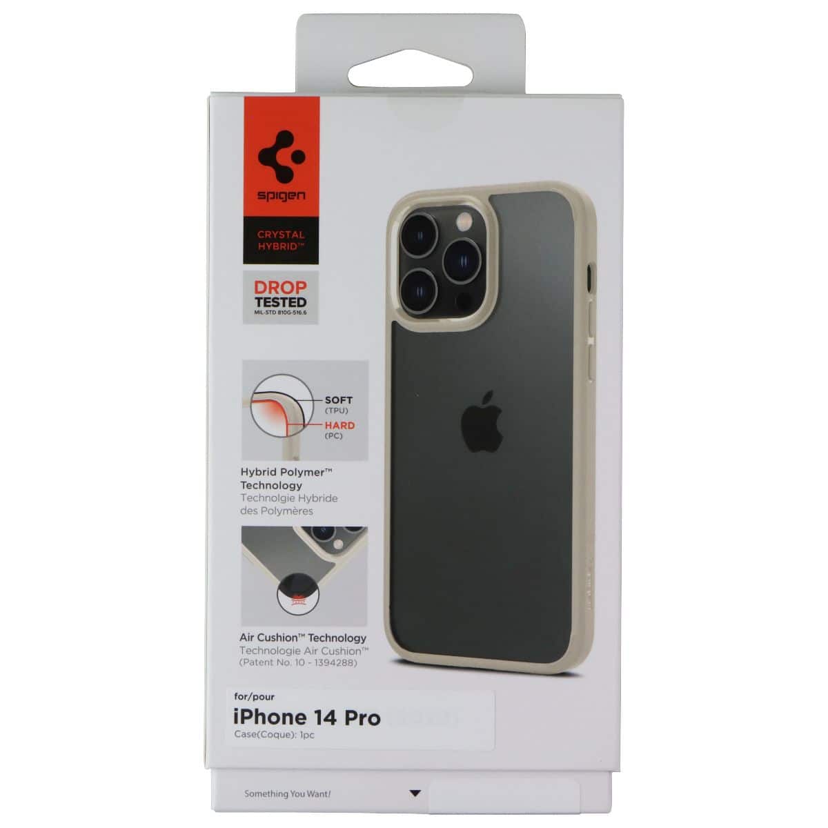 Spigen - Crystal Hybrid Series Case for Apple iPhone 14 Pro - Beige price history on PriceWatchPro