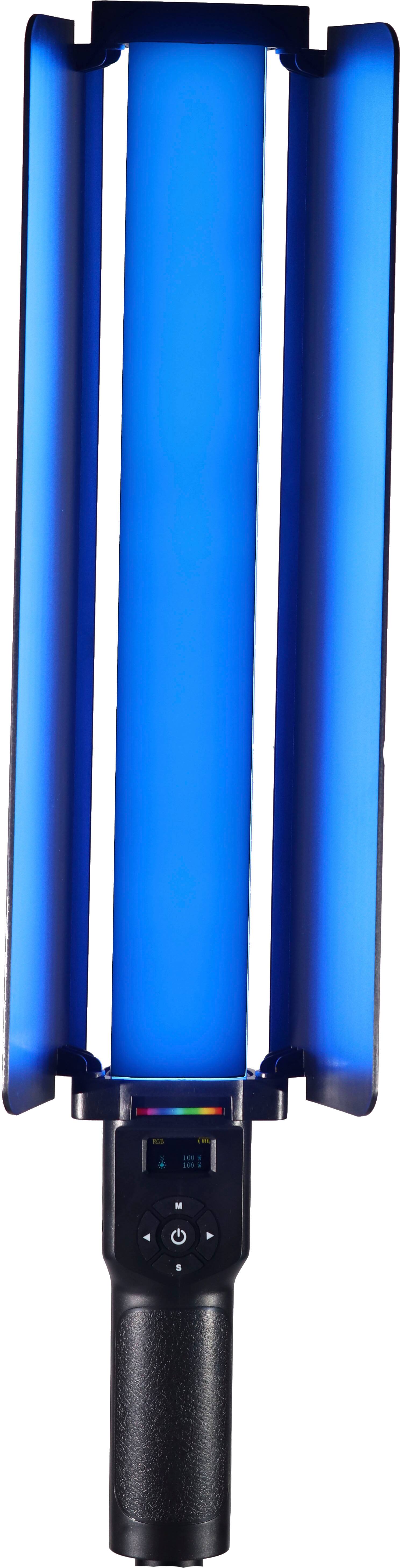 Alt View 13. Sunpak - RGB LightStick PRO with Built-in Battery and Barndoors - Black.