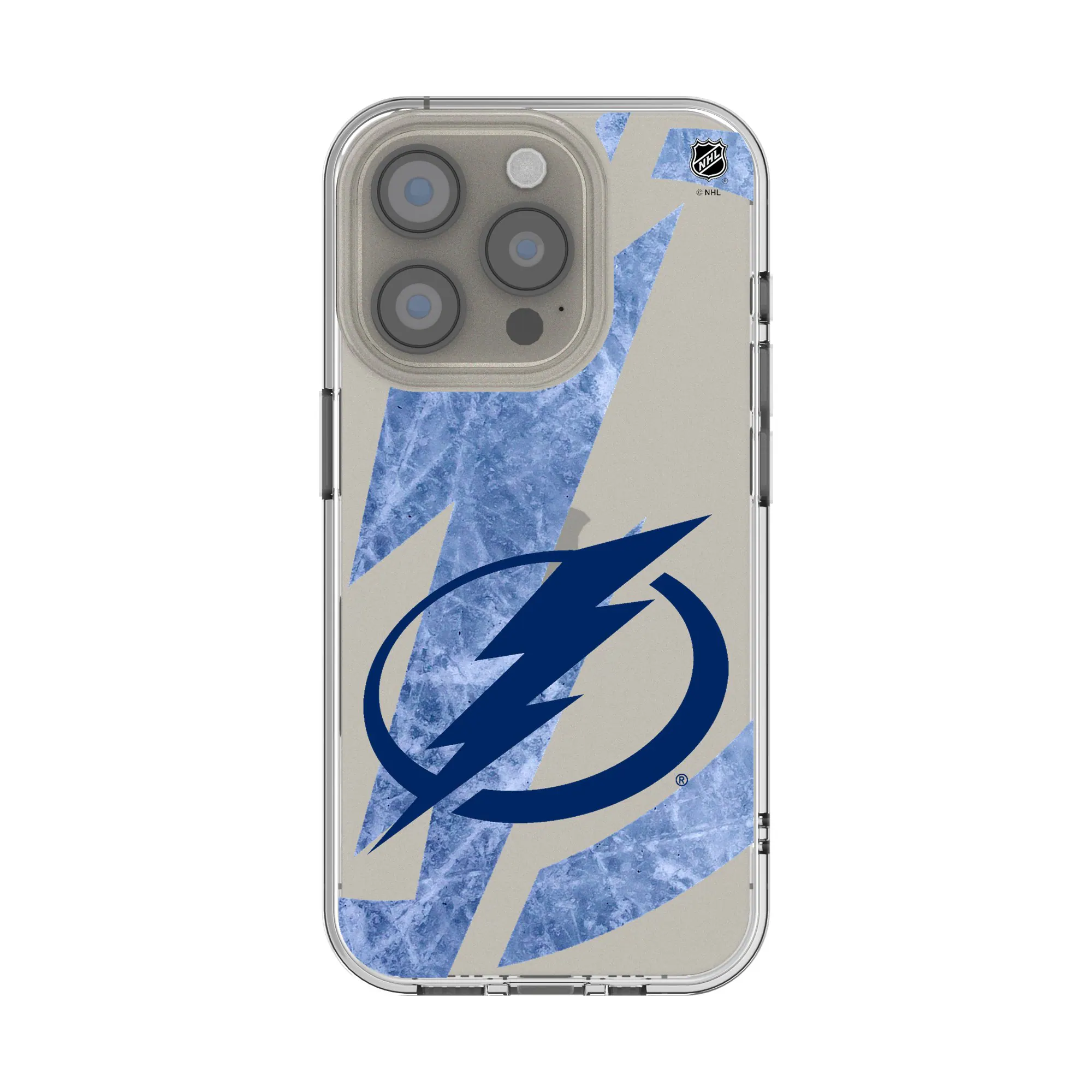 Front. Keyscaper - Tampa Bay Lightning iPhone Clear Ice Case - 15 - Multicolor.