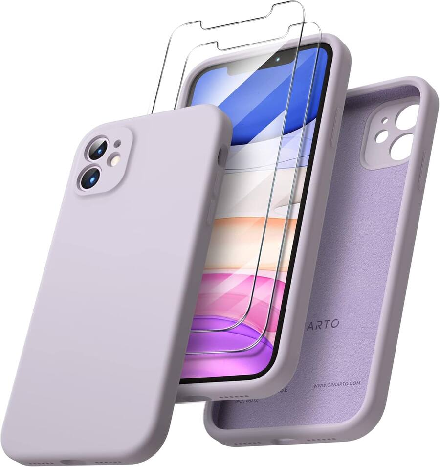 Case Ip11 Ornarto Designed for iPhone 11 Case 6.1“, Liquid Silicone Protective ...