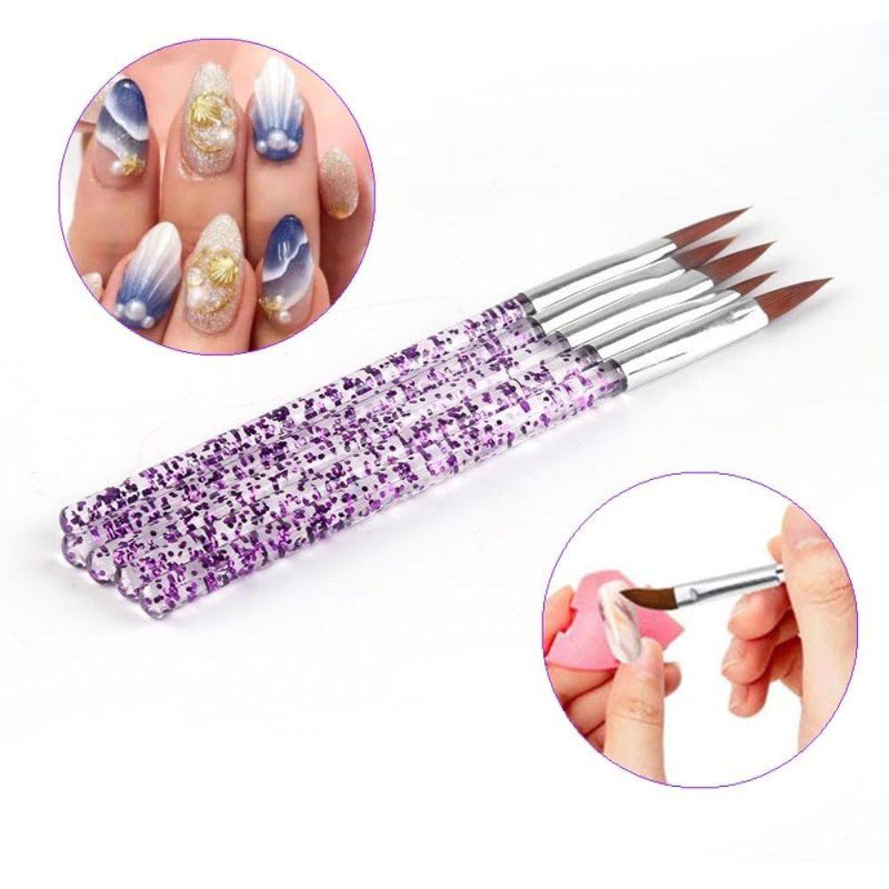 Alt View 1. Beauty Hub Ecommerce - 10 Pieces Nail Dotting Tools Set - Multicolor.