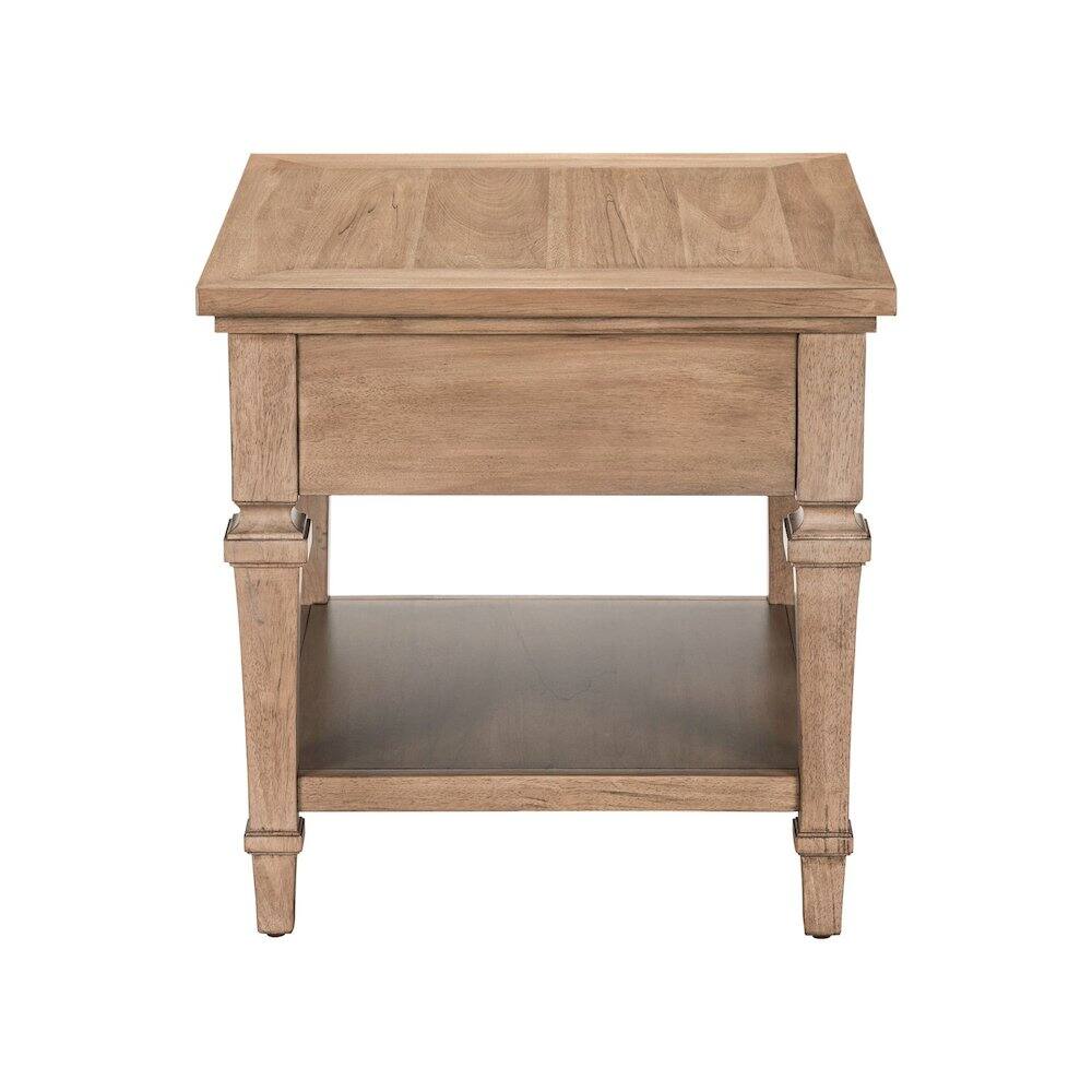 Alt View 1. Liberty Furniture Industries - Haven Hills End Table for Living Room Traditional - Camel Beige Birch Wood - Camel Beige.
