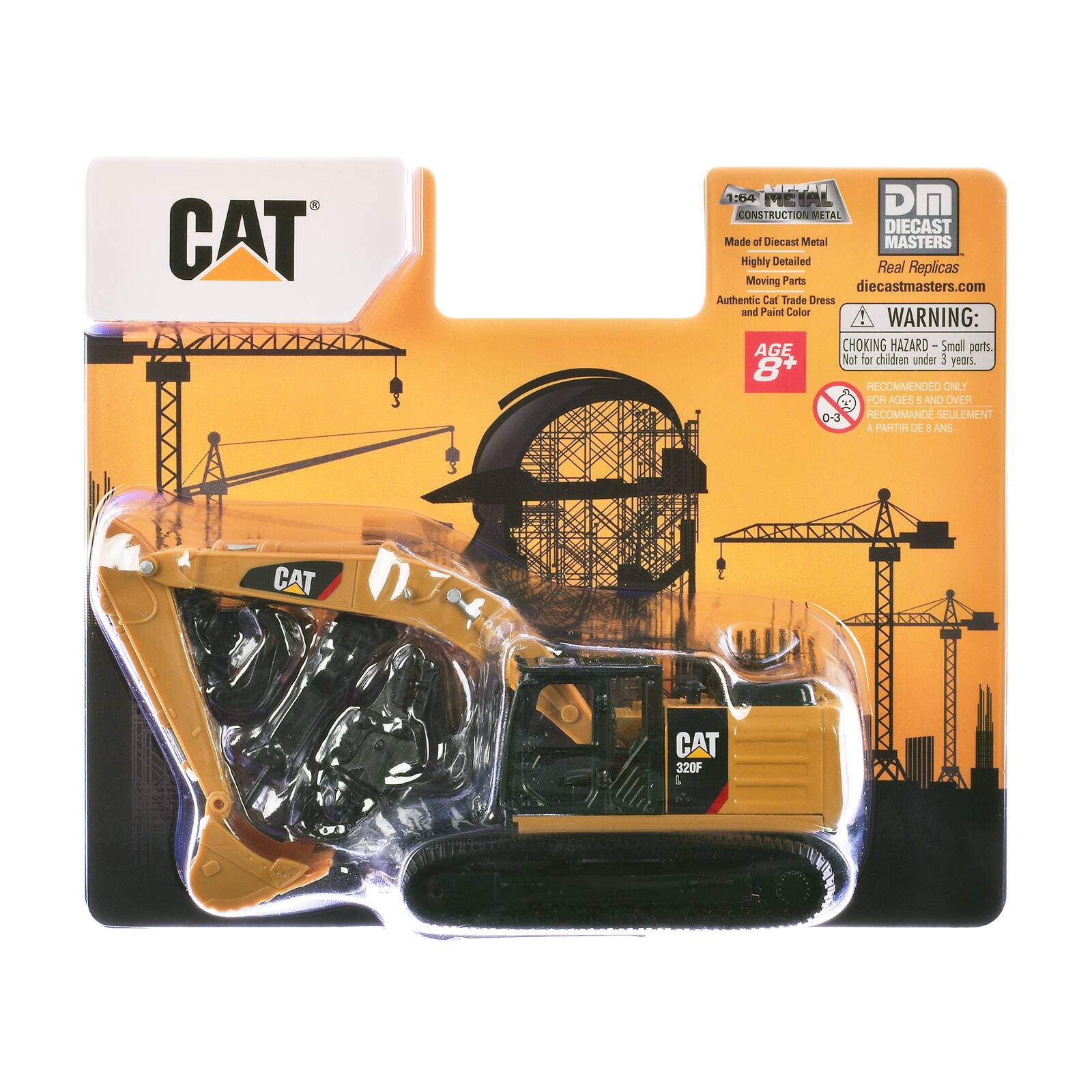 Diecast Masters CAT Caterpillar 320F L Excavator with Interchangeable ...