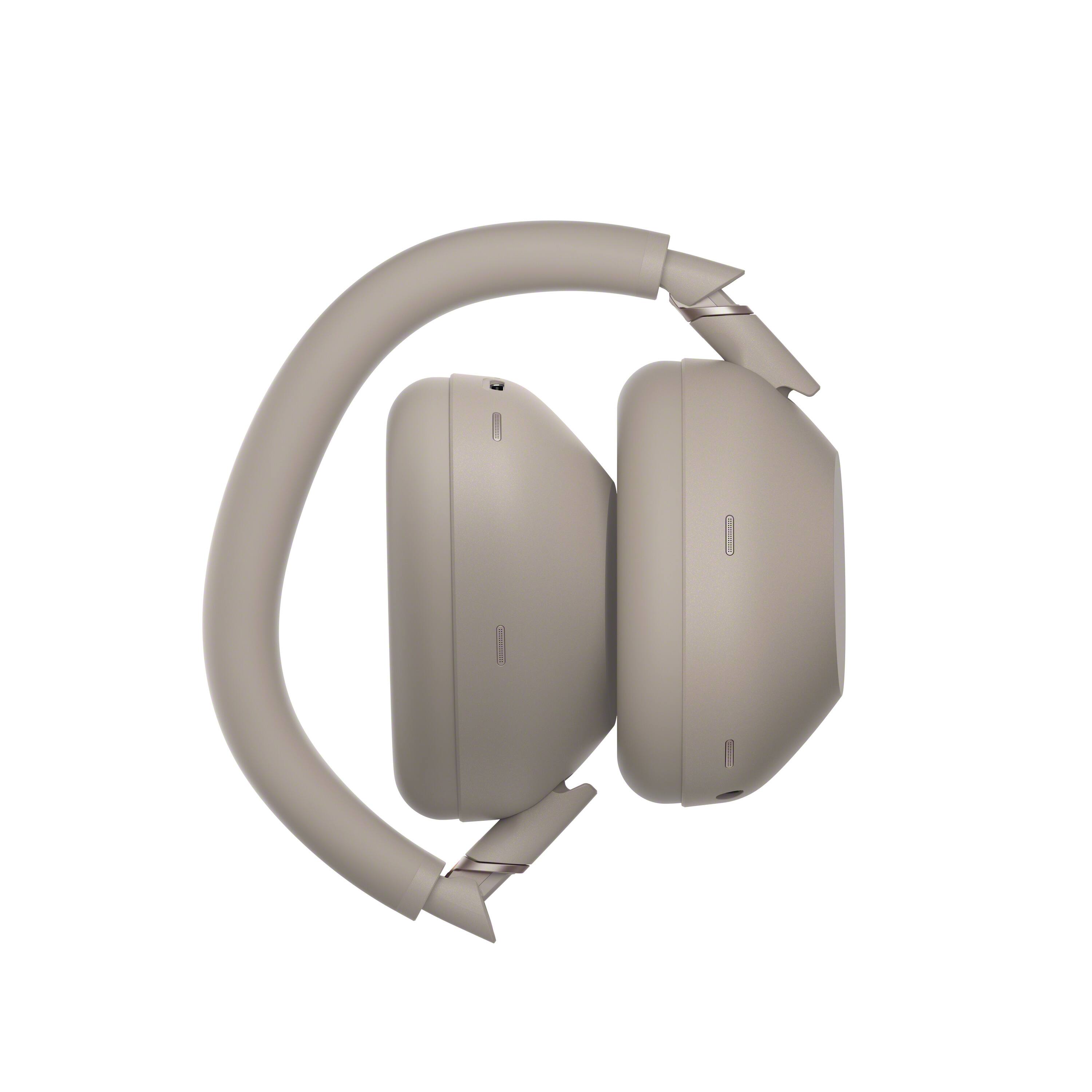 Alt View 3. Sony - WH-1000XM6- Best Wireless Noise Cancelling Headphones - Sandstone.