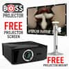 BOSS PROJECTOR
FREE PROJECTOR SCREEN
FREE PROJECTOR MOUNT
