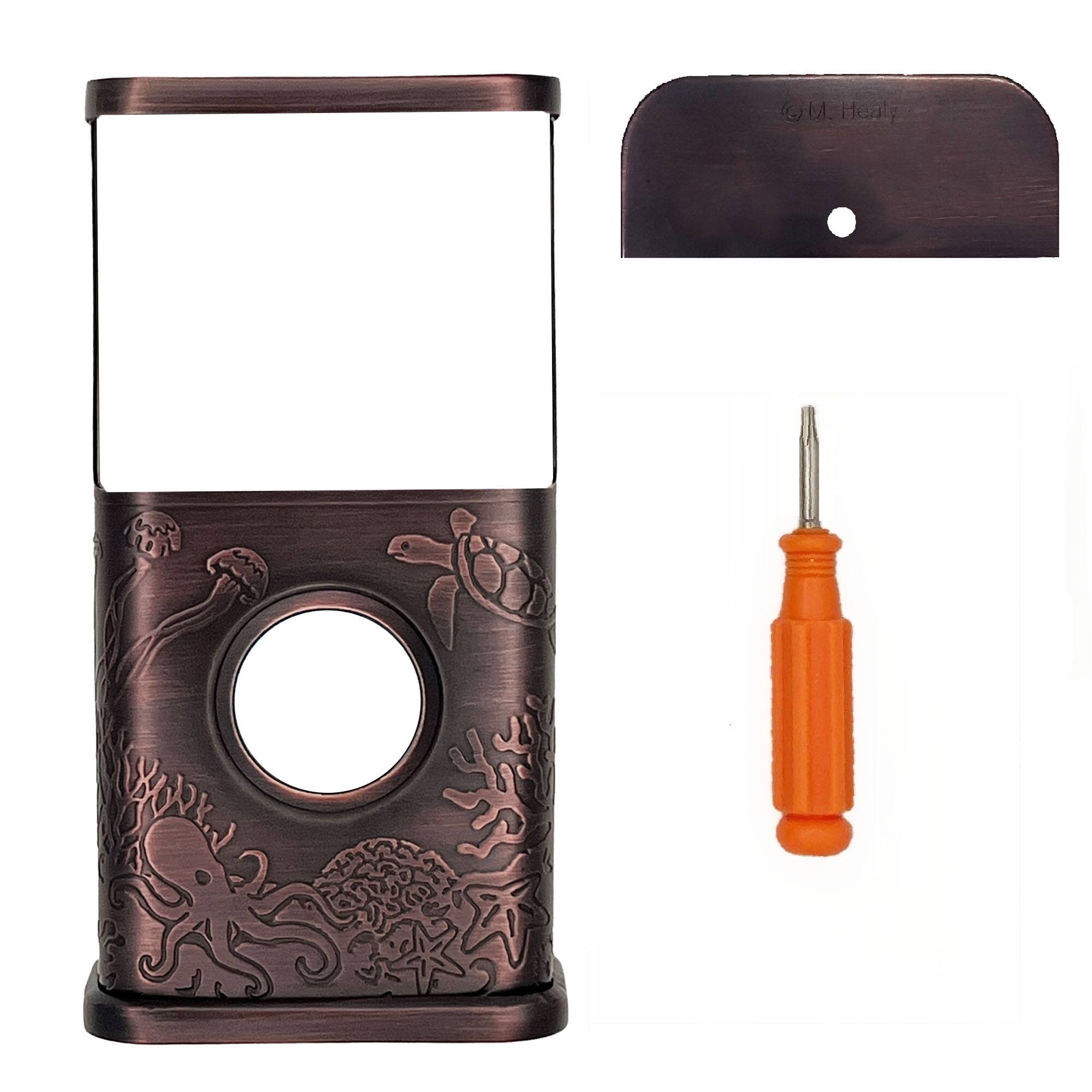 The text on the image is "M Healy."