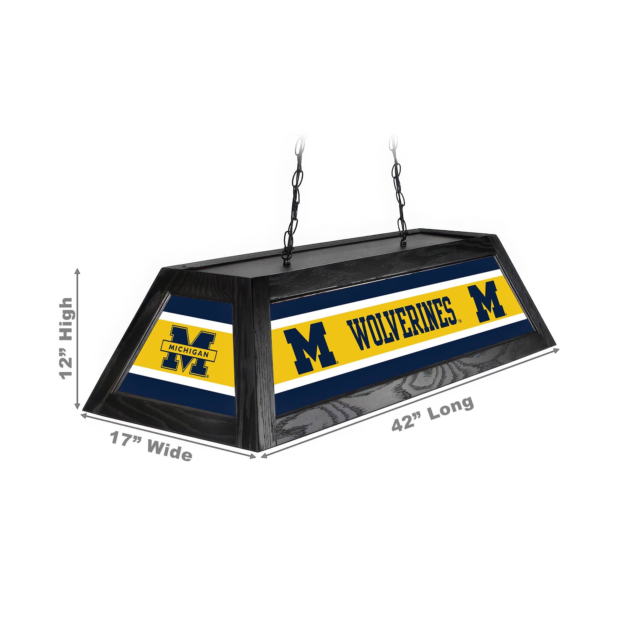 High 12" M MICHIGAN WOLVERINES. 17" Wide 42" Long
