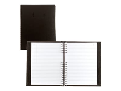 Front. Blueline - Blueline AccountPro Record Book, 7.69" x 10.25", Black, 150 Sheets/Book - Black.