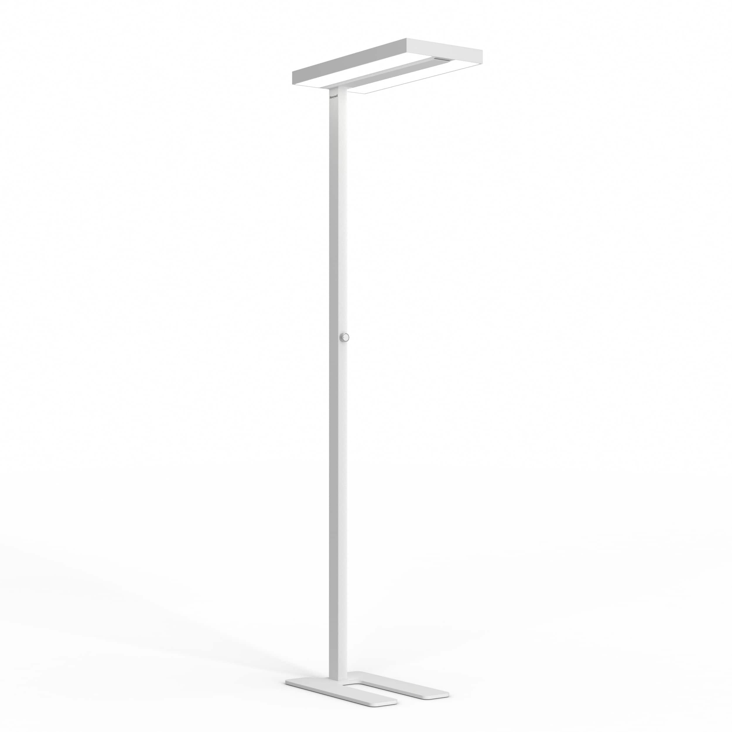 Front. Honeywell - LED Floor Lamp Modern  16000LM 4000K Sunturalux Eye Caring Tall Standing Reading Lights Natural Daylight Reading Lamp - White.