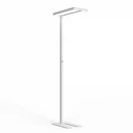 Front. Honeywell - LED Floor Lamp Modern 16000LM 4000K Sunturalux Eye Caring Tall Standing Reading Lights Natural Daylight Reading Lamp - White.