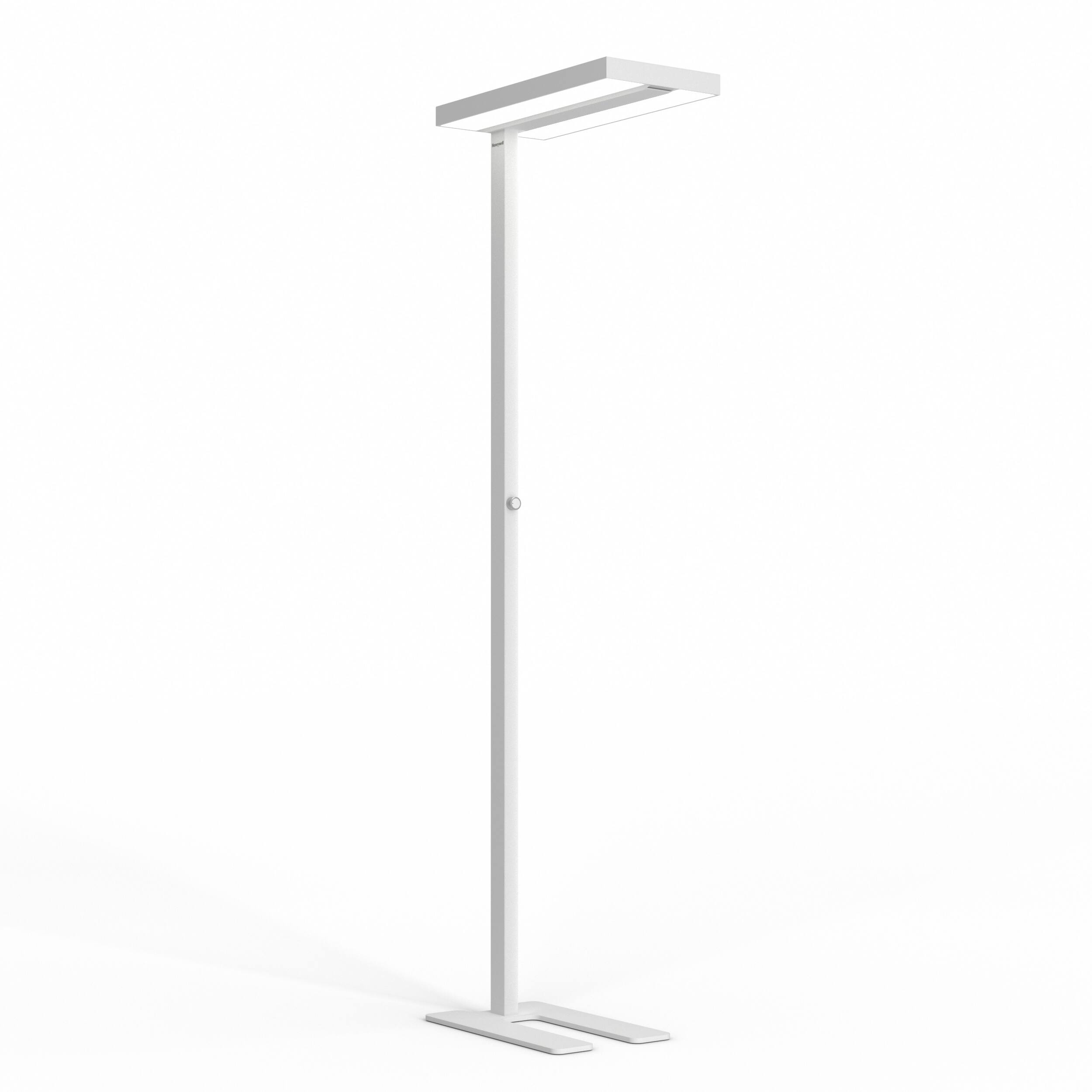 Front. Honeywell - LED Floor Lamp Modern  16000LM 4000K Sunturalux Eye Caring Tall Standing Reading Lights Natural Daylight Reading Lamp - White.