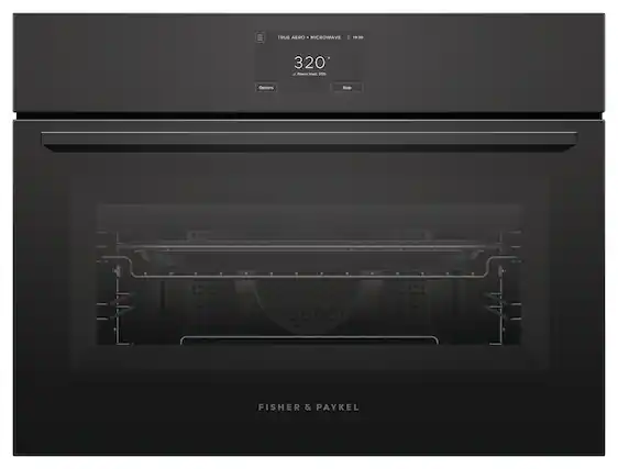 TRUE AERO + MICROWAVE
19:30
320°
Power level - 35%
Options Stop
FISHER & PAYKEL