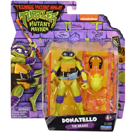 TEENAGE MUTANT NINJA TURTLES
MUTANT MAYHEM
nickelodeon
SPRINTER
WARNING: CHOKING HAZARD - Small parts. Not for children under 3 years.
DONATELLO
THE BRAINS
4+
Asst #83269
Remm #3282
Playmates
