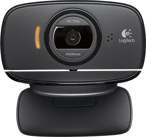 Logitech - HD Webcam C525 - Black - Larger Front