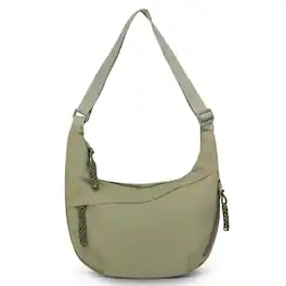Unique Bargains - Sling Bag for Men Women, Lightweight Arch Moon Crossbody Bag, Water Repellent Chest Fanny Pack for Hiking Travel Commute - Green