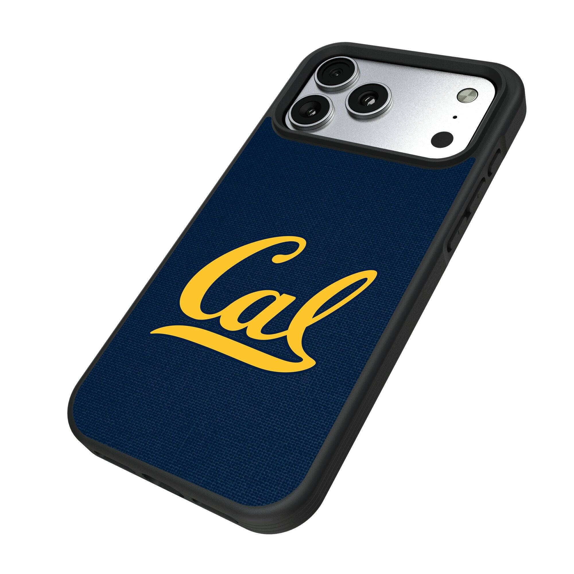 Alt View 1. Keyscaper - Cal Bears Bump Case with 8.2ft Drop Protection - 15 Pro Max - Multicolor.
