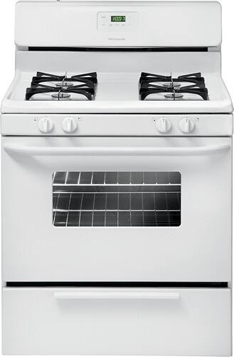 Front Standard. Frigidaire - 30" Freestanding Gas Range - White.