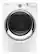 Front Standard. Whirlpool - Duet 7.4 Cu. Ft. 10-Cycle Steam Electric Dryer - White.