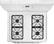 Alt View 15. Frigidaire - 4.2 Cu. Ft. Freestanding Gas Range - White.