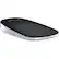 Front. Logitech - T630 Ultrathin Optical Touch Mouse - Black.