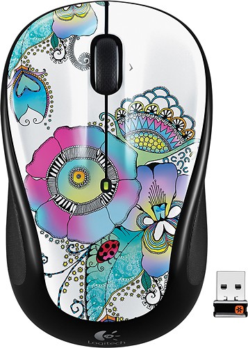  Logitech - M325 Wireless Optical Mouse - Lady on the Lily