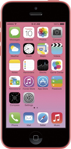  Apple - iPhone 5c 32GB Cell Phone - Pink (Verizon Wireless)