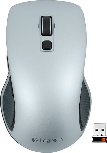  Logitech - M560 Wireless Optical Mouse - Silver