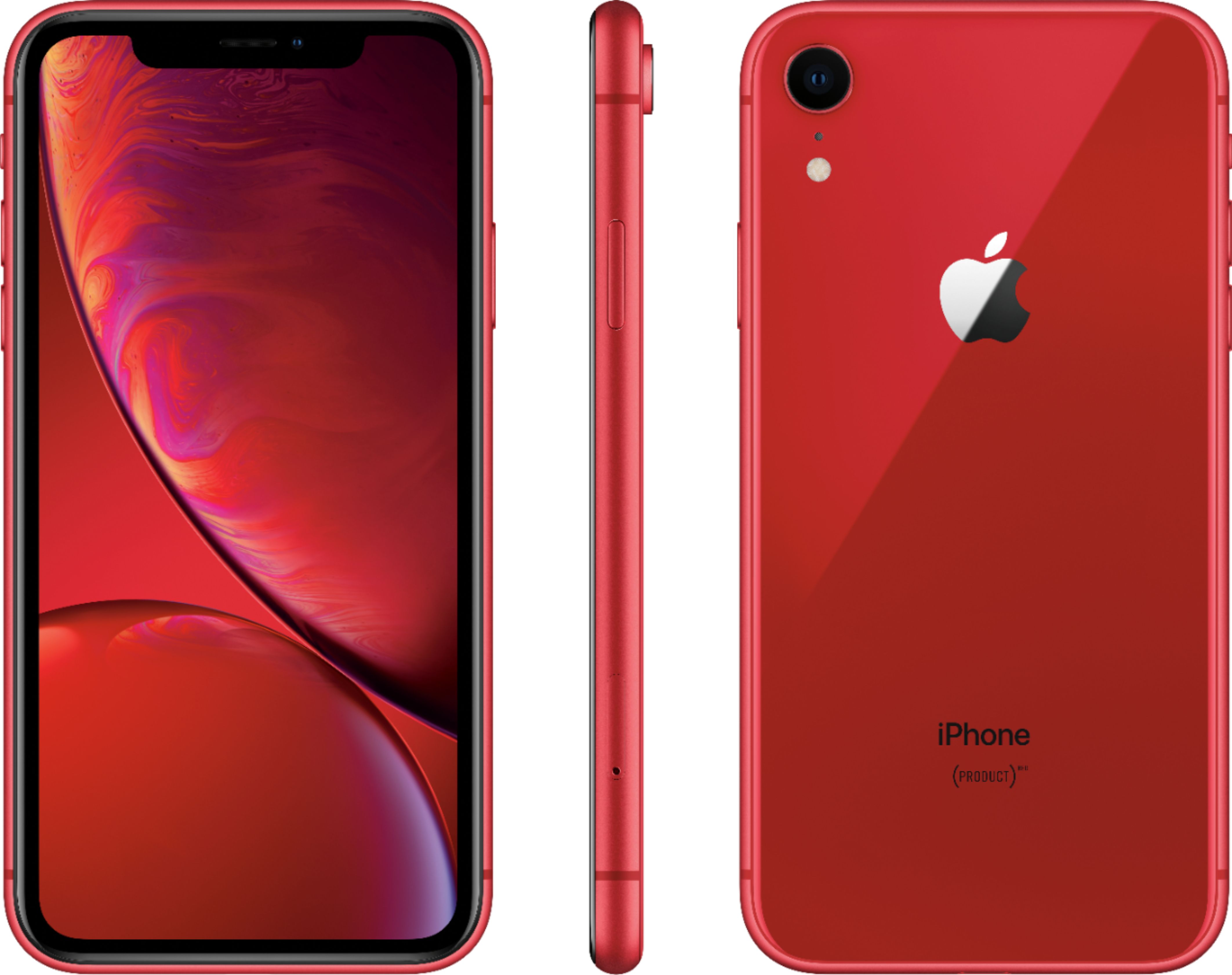 ● 美品 iPhoneXR 64GB レッド MT062J/A 中古】iPhoneXR 64GB プロダクトレッド MT062J／A SIMフリー