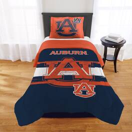 Sweet Home Collection - NCAA Auburn Tigers Comforter & Sham Set- Twin/Twin XL - Multicolored