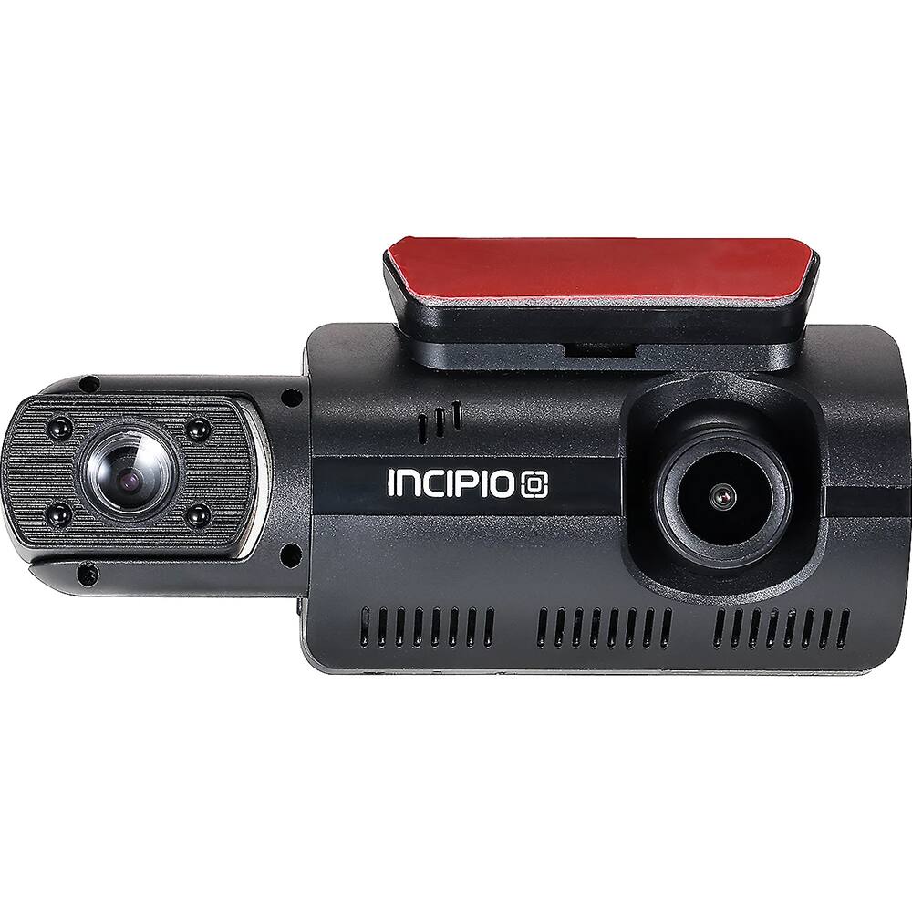 Front. Incipio - DashSense Duo 4K Smart Dashcam - Black.