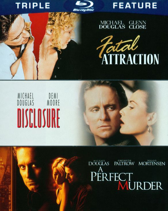  Fatal Attraction/Disclosure/A Perfect Murder [3 Discs] [Blu-ray]