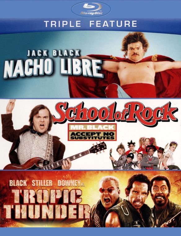  Nacho Libre/School of Rock/Tropic Thunder [3 Discs] [Blu-ray]