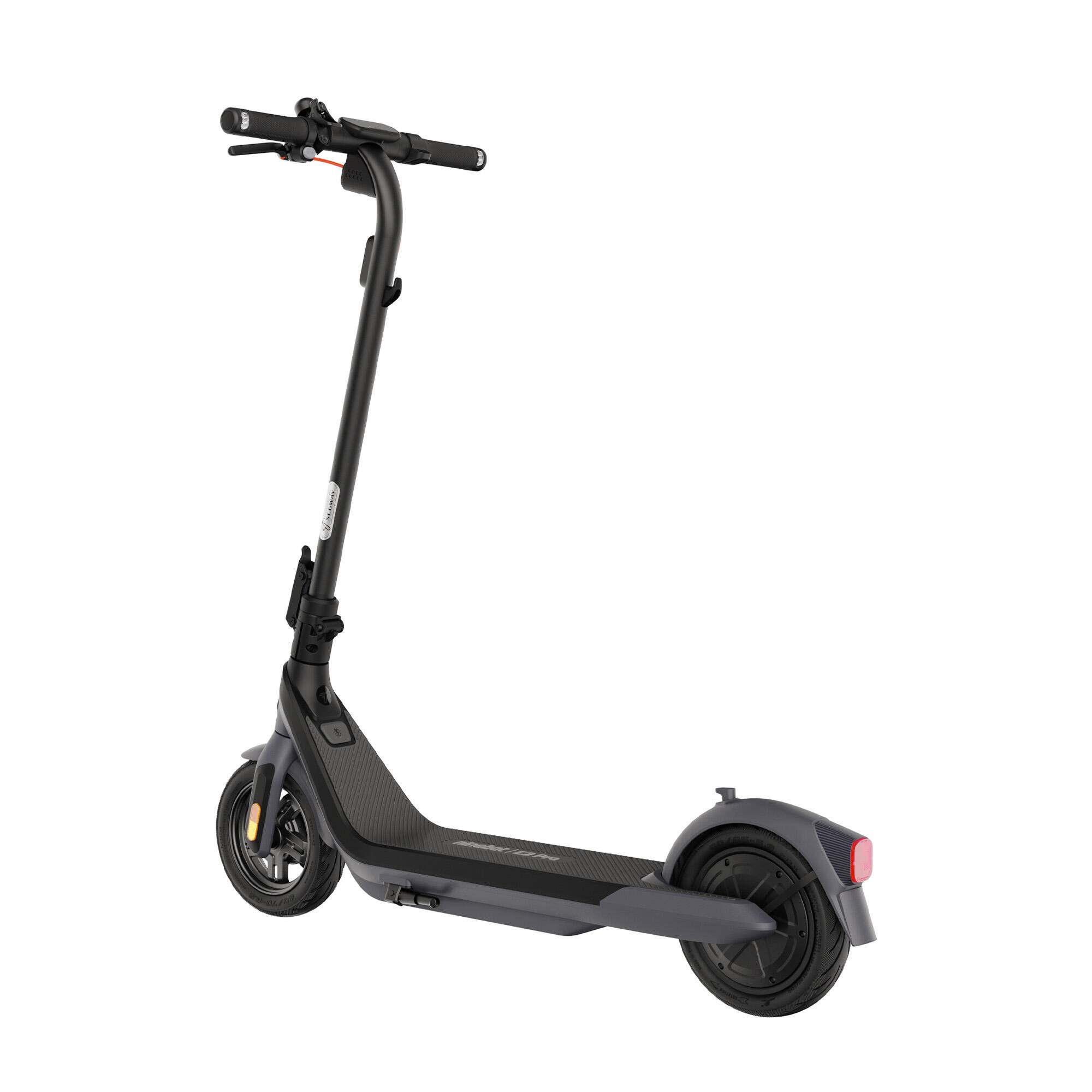 Alt View 2. Segway - E2 Pro Electric Scooter w/21.7 miles Max Operating Range & 18.6 mph Max Speed - Black.